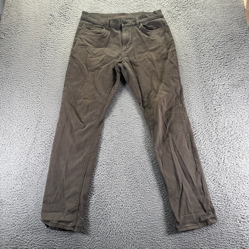 Weatherproof Vintage Pant Men's 32x32 Brown Khakis Straight Leg Workwear Utility